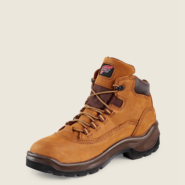 Work Støvler Dame - Red Wing Flexbond - 5-Inch Waterproof Safety Toe - Brune - XOYDGB-241